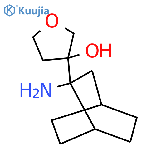 3-{2-aminobicyclo2.2.2octan-2-yl}oxolan-3-ol structure