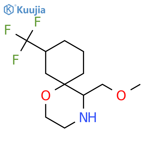 5-(methoxymethyl)-8-(trifluoromethyl)-1-oxa-4-azaspiro5.5undecane structure