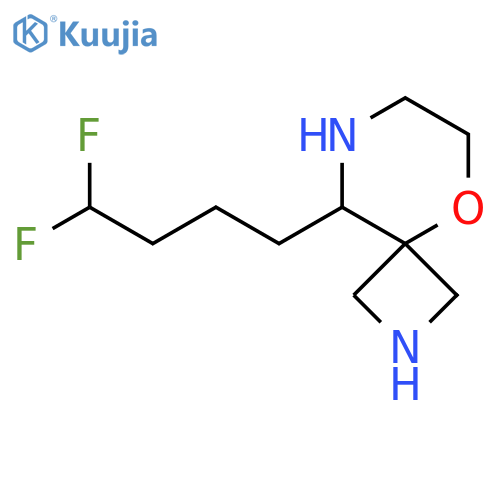 9-(4,4-difluorobutyl)-5-oxa-2,8-diazaspiro3.5nonane structure