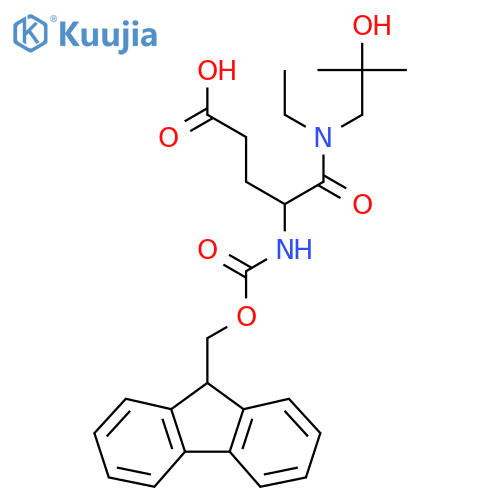 4-ethyl(2-hydroxy-2-methylpropyl)carbamoyl-4-({(9H-fluoren-9-yl)methoxycarbonyl}amino)butanoic acid structure