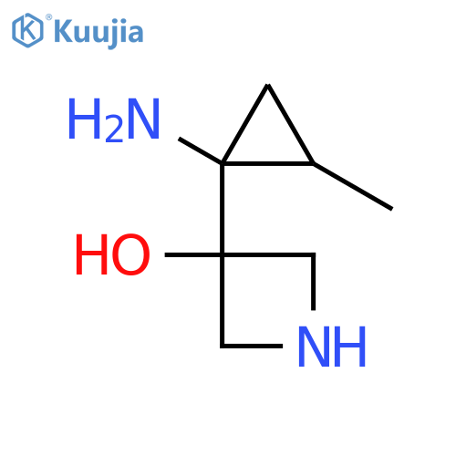 3-(1-Amino-2-methylcyclopropyl)azetidin-3-ol structure