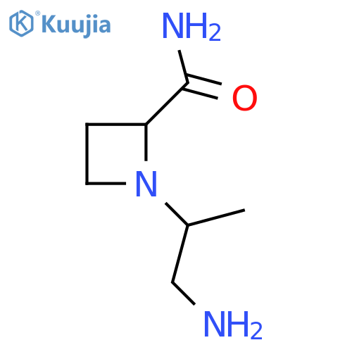1-(1-aminopropan-2-yl)azetidine-2-carboxamide structure