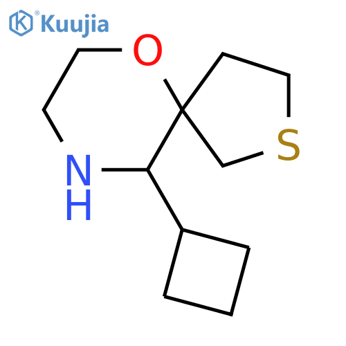 10-cyclobutyl-6-oxa-2-thia-9-azaspiro4.5decane structure