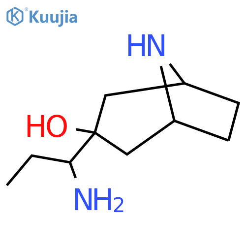 3-(1-aminopropyl)-8-azabicyclo3.2.1octan-3-ol structure