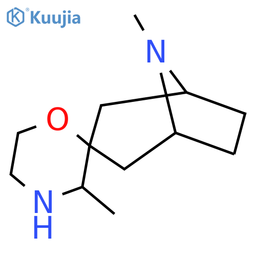 3',8-dimethyl-8-azaspirobicyclo3.2.1octane-3,2'-morpholine structure