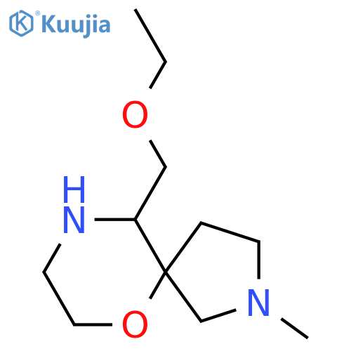 10-(ethoxymethyl)-2-methyl-6-oxa-2,9-diazaspiro4.5decane structure