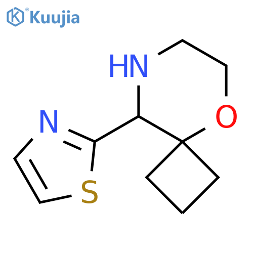 9-(1,3-thiazol-2-yl)-5-oxa-8-azaspiro3.5nonane structure