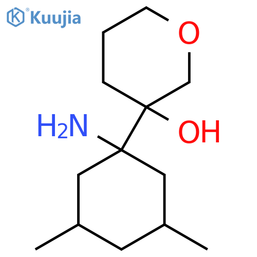 3-(1-amino-3,5-dimethylcyclohexyl)oxan-3-ol structure