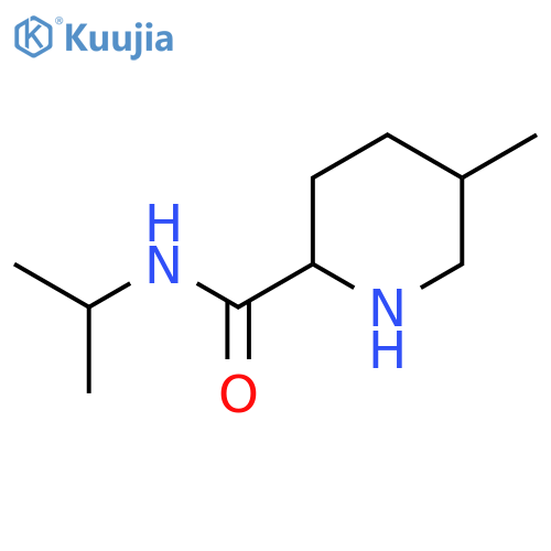 5-methyl-N-(propan-2-yl)piperidine-2-carboxamide structure