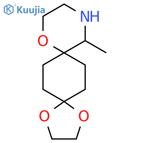 13-methyl-1,4,9-trioxa-12-azadispiro4.2.5^{8}.2^{5}pentadecane structure