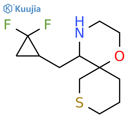 5-(2,2-difluorocyclopropyl)methyl-1-oxa-8-thia-4-azaspiro5.5undecane structure