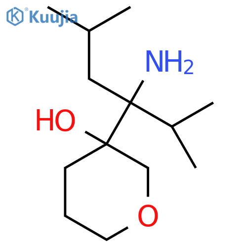 3-(3-amino-2,5-dimethylhexan-3-yl)oxan-3-ol structure