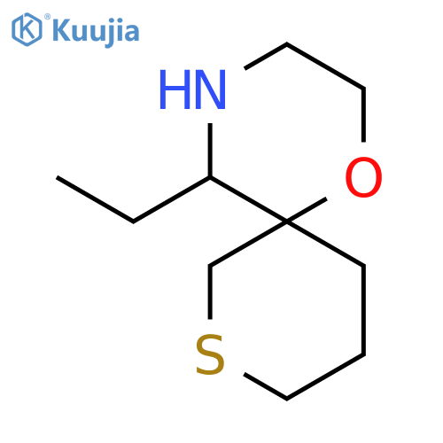5-ethyl-1-oxa-8-thia-4-azaspiro5.5undecane structure