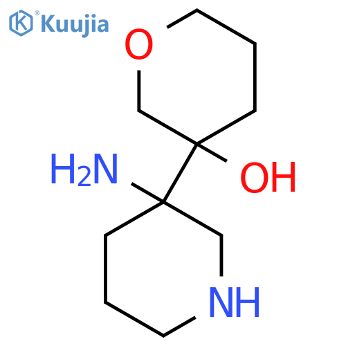 3-(3-Aminopiperidin-3-yl)oxan-3-ol structure