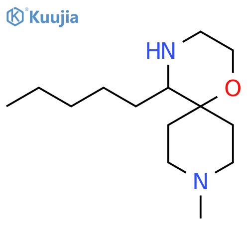 9-methyl-5-pentyl-1-oxa-4,9-diazaspiro5.5undecane structure