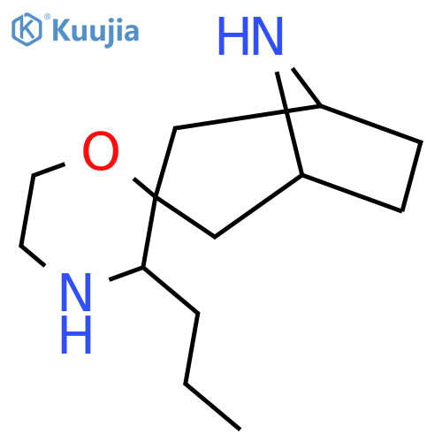 3'-propyl-8-azaspirobicyclo3.2.1octane-3,2'-morpholine structure