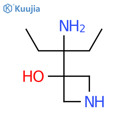 3-(3-aminopentan-3-yl)azetidin-3-ol structure
