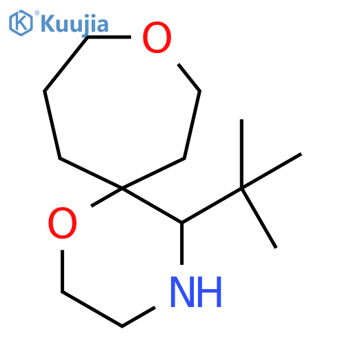 5-tert-butyl-1,9-dioxa-4-azaspiro5.6dodecane structure