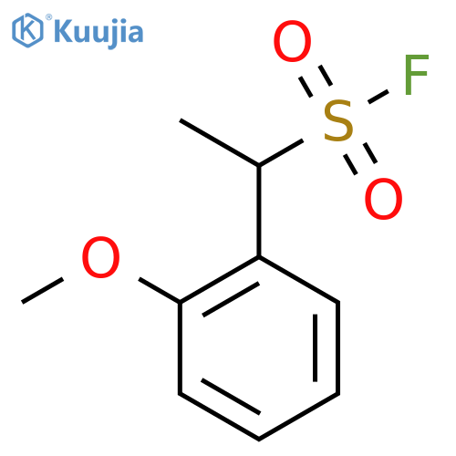 1-(2-Methoxyphenyl)ethane-1-sulfonyl fluoride structure