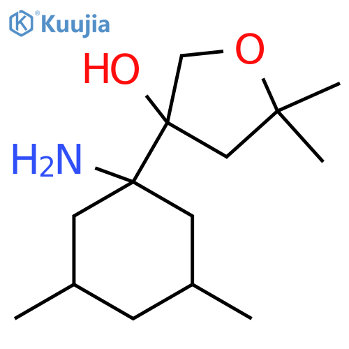 3-(1-amino-3,5-dimethylcyclohexyl)-5,5-dimethyloxolan-3-ol structure