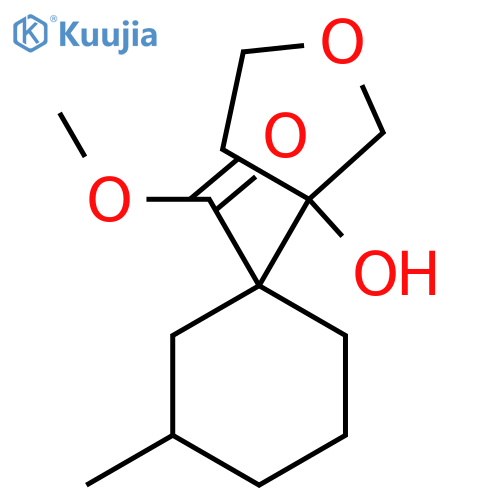 methyl 1-(3-hydroxyoxolan-3-yl)-3-methylcyclohexane-1-carboxylate structure