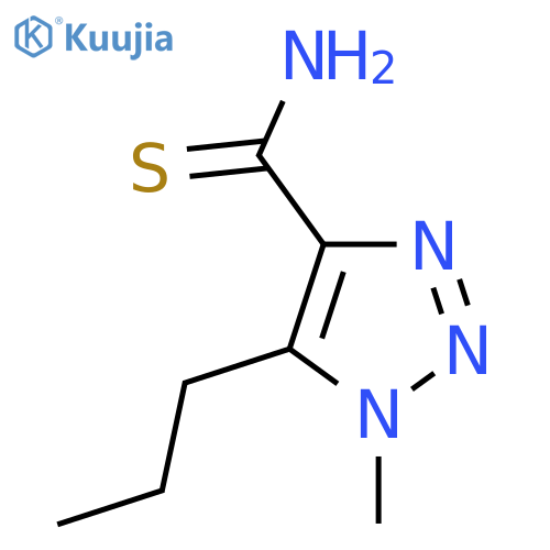1-methyl-5-propyl-1H-1,2,3-triazole-4-carbothioamide structure