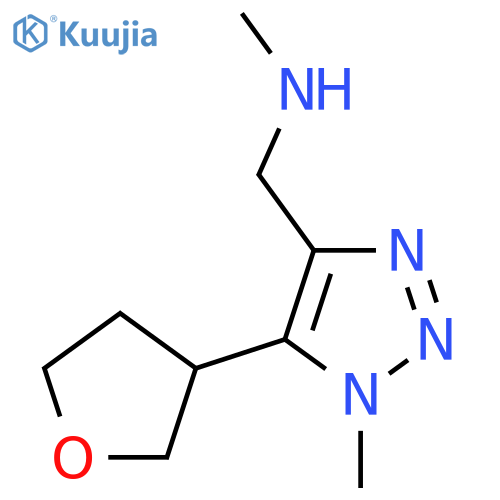 methyl({1-methyl-5-(oxolan-3-yl)-1H-1,2,3-triazol-4-ylmethyl})amine structure