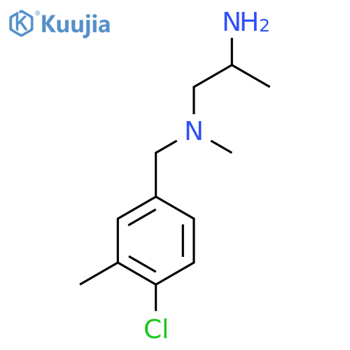 (2-aminopropyl)(4-chloro-3-methylphenyl)methylmethylamine structure
