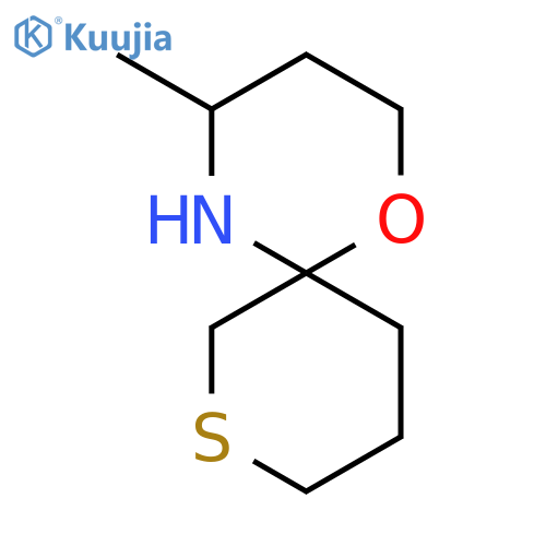4-methyl-1-oxa-8-thia-5-azaspiro5.5undecane structure