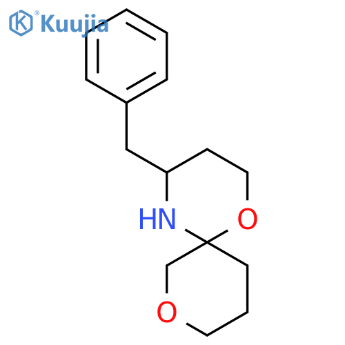 4-benzyl-1,8-dioxa-5-azaspiro5.5undecane structure