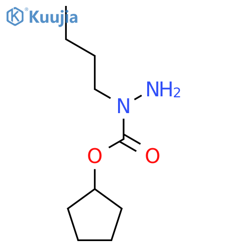 N-butyl-1-(cyclopentyloxy)formohydrazide structure