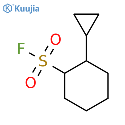 2-cyclopropylcyclohexane-1-sulfonyl fluoride structure