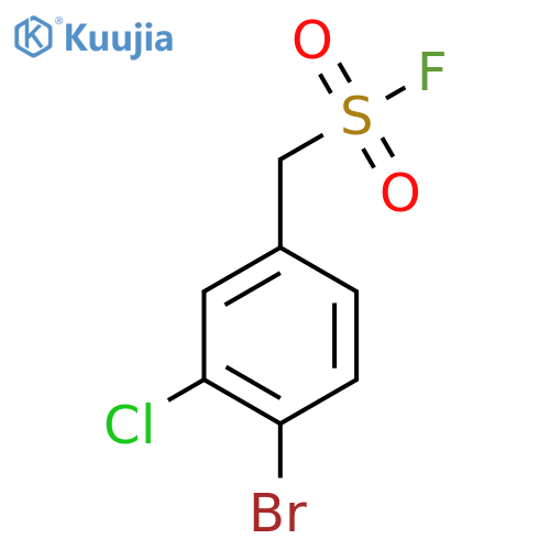 (4-bromo-3-chlorophenyl)methanesulfonyl fluoride structure