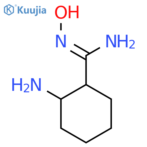 2-amino-N-hydroxycyclohexane-1-carboximidamide structure