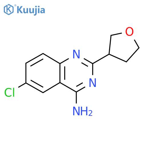 6-chloro-2-(oxolan-3-yl)quinazolin-4-amine structure