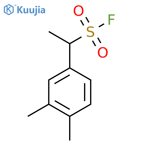 1-(3,4-dimethylphenyl)ethane-1-sulfonyl fluoride structure