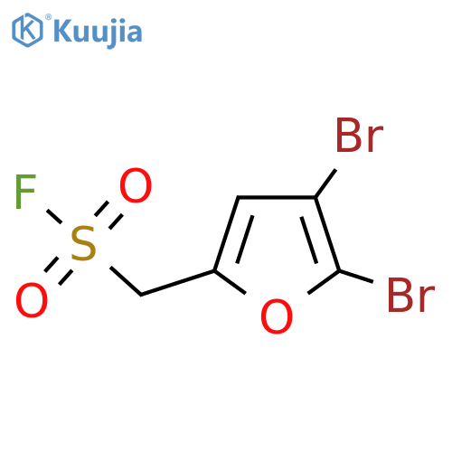 (4,5-dibromofuran-2-yl)methanesulfonyl fluoride structure