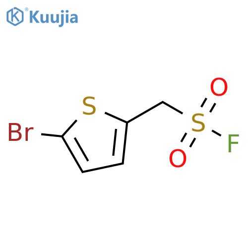 (5-bromothiophen-2-yl)methanesulfonyl fluoride structure