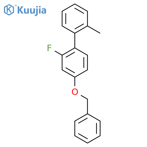 4-(benzyloxy)-2-fluoro-1-(2-methylphenyl)benzene structure