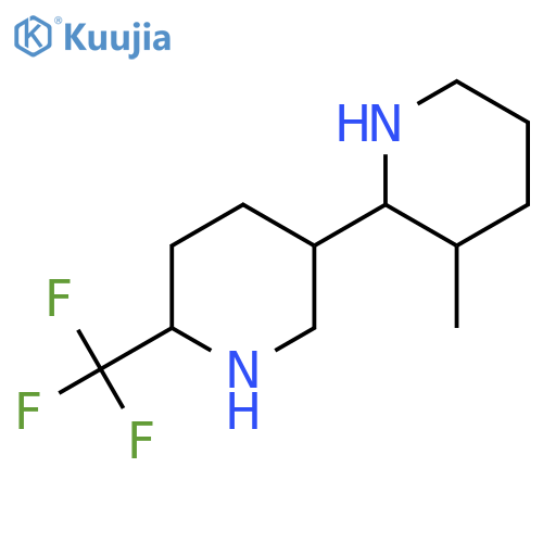 3-methyl-2-6-(trifluoromethyl)piperidin-3-ylpiperidine structure