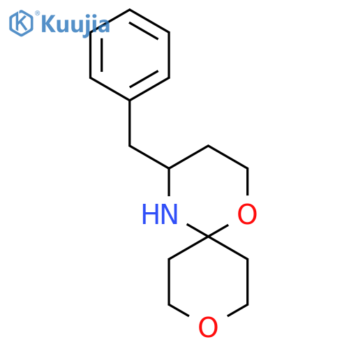 4-benzyl-1,9-dioxa-5-azaspiro5.5undecane structure