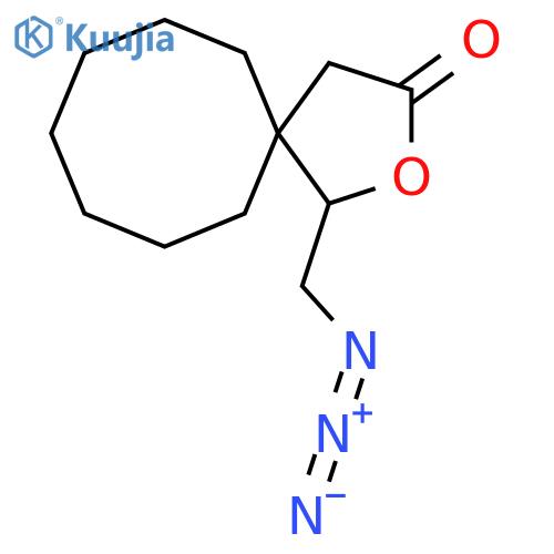 1-(azidomethyl)-2-oxaspiro4.7dodecan-3-one structure