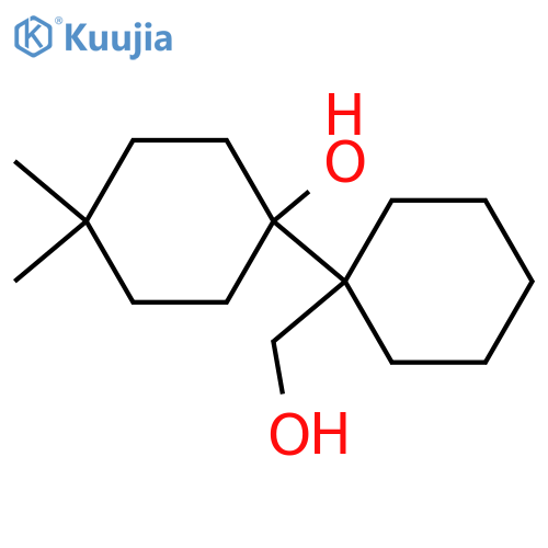 1-1-(hydroxymethyl)cyclohexyl-4,4-dimethylcyclohexan-1-ol structure