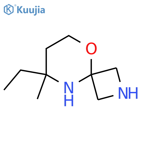 8-ethyl-8-methyl-5-oxa-2,9-diazaspiro3.5nonane structure