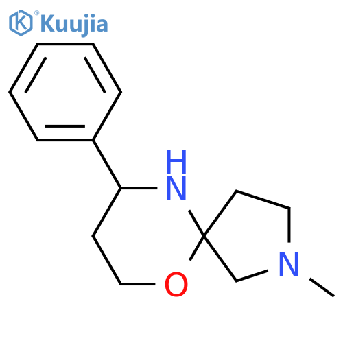 2-methyl-9-phenyl-6-oxa-2,10-diazaspiro4.5decane structure