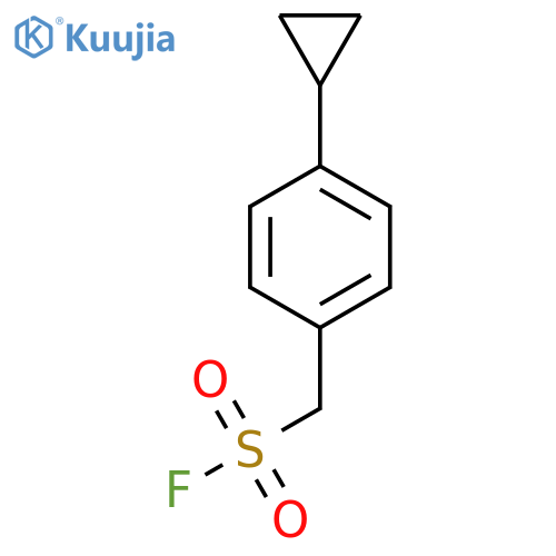 (4-cyclopropylphenyl)methanesulfonyl fluoride structure