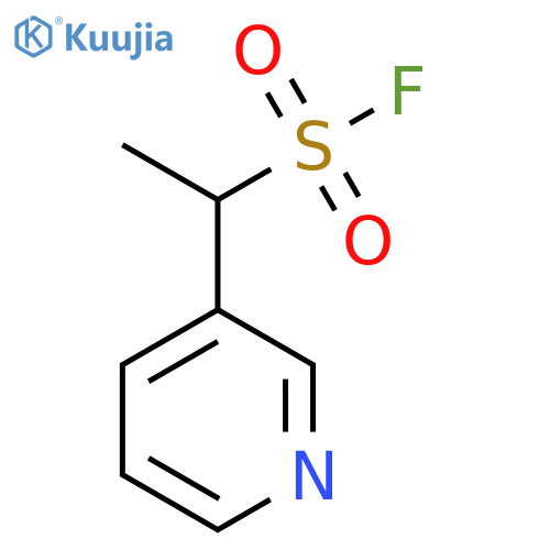 1-(pyridin-3-yl)ethane-1-sulfonyl fluoride structure
