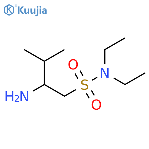 2-amino-N,N-diethyl-3-methylbutane-1-sulfonamide structure