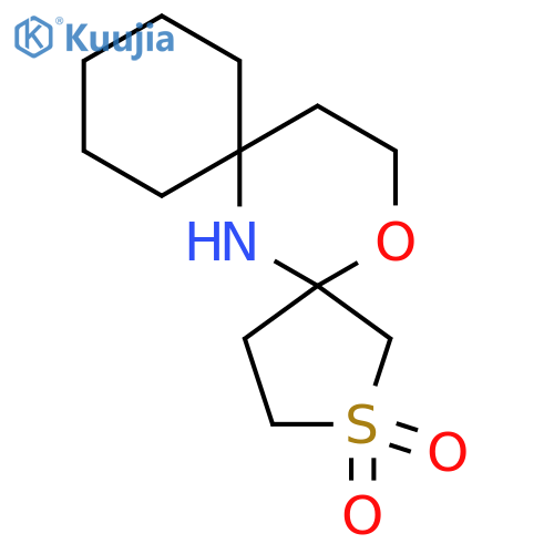 15-oxa-2lambda6-thia-6-azadispiro4.1.5^{7}.3^{5}pentadecane-2,2-dione structure