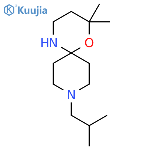 2,2-dimethyl-9-(2-methylpropyl)-1-oxa-5,9-diazaspiro5.5undecane structure